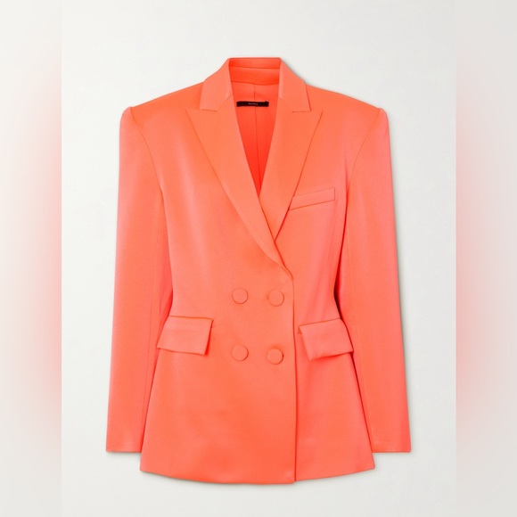 ALEX PERRY Wells Crêpe Satin Blazer UK Size 4 - Picture 9 of 9